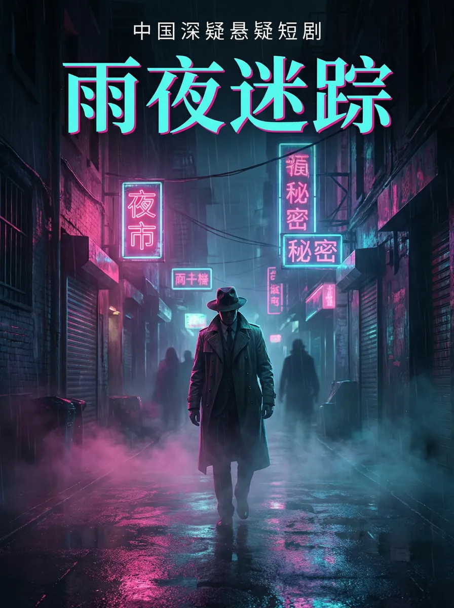 MIYA737.COO 悬疑追踪短剧 - 雨夜迷踪海报