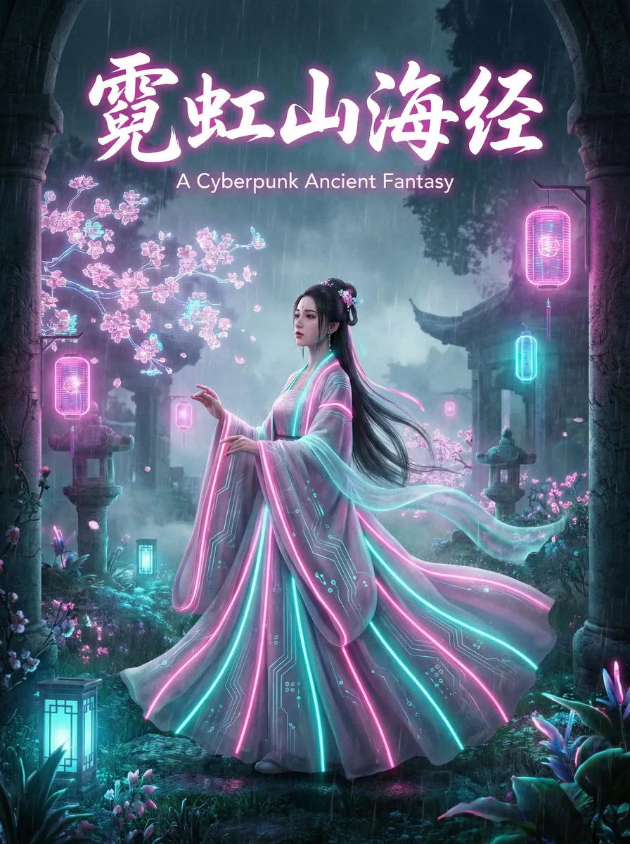 MIYA737.COO 古风奇缘短剧 - 霓虹山海经海报